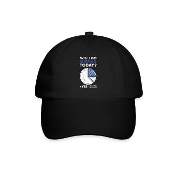 Sport Will I Go Surfing Today Surfing - Baseball Cap - black/black - Front