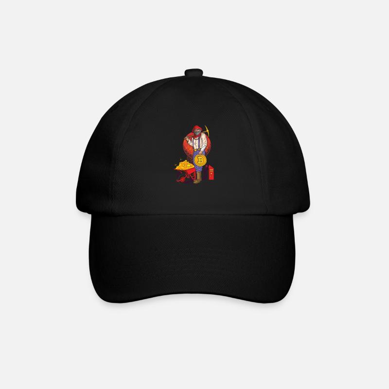 Bitcoin Miner - Baseball Cap - black/black