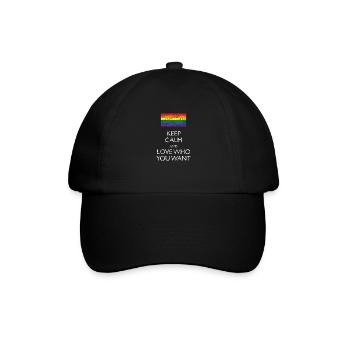 Gay Pride - Baseball Cap - black/black - Front