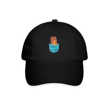 Dachshund - Baseball Cap - black/black - Front