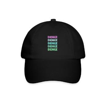 Deniz Deniz - Casquette classique - noir/noir - Devant