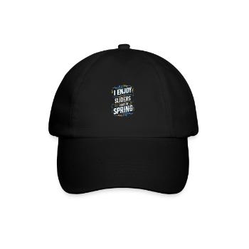 J’aime le plus les curseurs au printemps Fun - Casquette classique - noir/noir - Devant