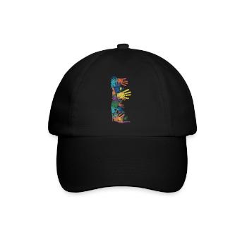 HANDS OF TOUCH - Baseball Cap - black/black - Front
