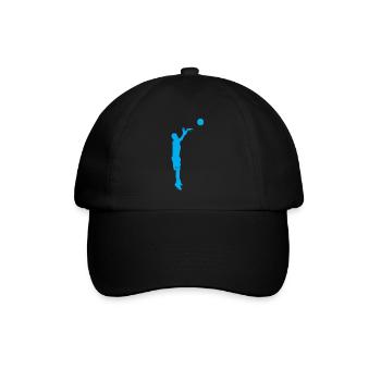 Basketballspieler - Baseballkappe - Schwarz/Schwarz - Vorne