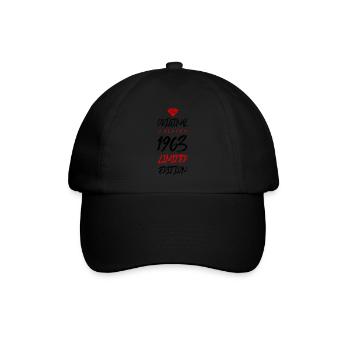 1963 limited edition - Baseballkappe - Schwarz/Schwarz - Vorne