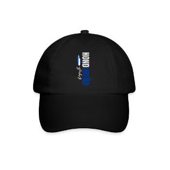 Orgueil honduriens, design vertical - Casquette classique - noir/noir - Devant