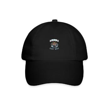 Chai Latte Tee trinken Teetrinker - Baseballkappe - Schwarz/Schwarz - Vorne