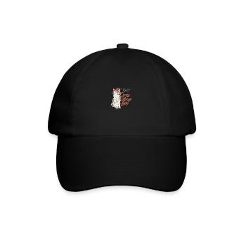 Pferd reiten Reiter Reitsport - Baseballkappe - Schwarz/Schwarz - Vorne