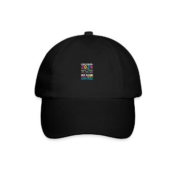 Écolier de 1ère année Retour à l’école Gamer Inscription à l’école - Casquette classique - noir/noir - Devant
