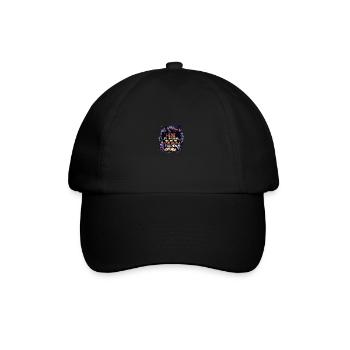 Witch Witch Broom Witch Costume Halloween - Baseball Cap - black/black - Front