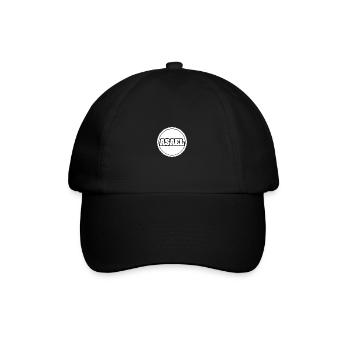 Geschenk für Asael - Baseballkappe - Schwarz/Schwarz - Vorne