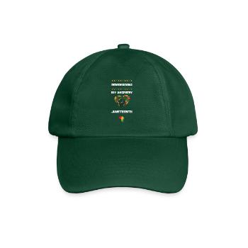 Remembering My Ancestry Juneteenth - Baseball Cap - bottle green - Front