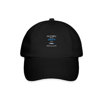 Fantastischer Bowleur - Baseballkappe - Schwarz/Schwarz - Vorne