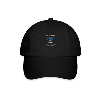 Gymnaste Génial - Casquette classique - noir/noir - Devant