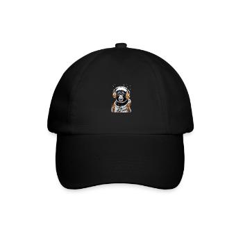 Monkey, Astronaut, Space, Cosmonaut, Animal Lover - Baseball Cap - black/black - Front