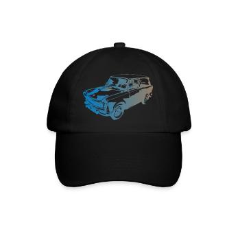  601 Kombi Trabi - Baseballkappe - Schwarz/Schwarz - Vorne