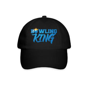 Bowling / Bowler: Bowling King - Baseball Cap - black/black - Front