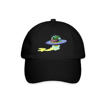 Vaisseau extraterrestre alien - Casquette classique - noir/noir - Devant