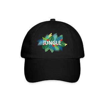 JUNGLE - Casquette classique - noir/noir - Devant
