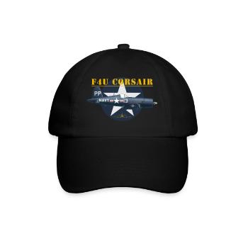 F4U-5P shirt design - Casquette classique - noir/noir - Devant