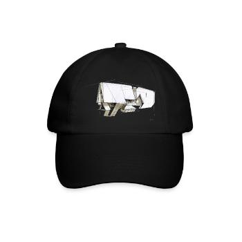 graphic sketch - Baseballkappe - Schwarz/Schwarz - Vorne