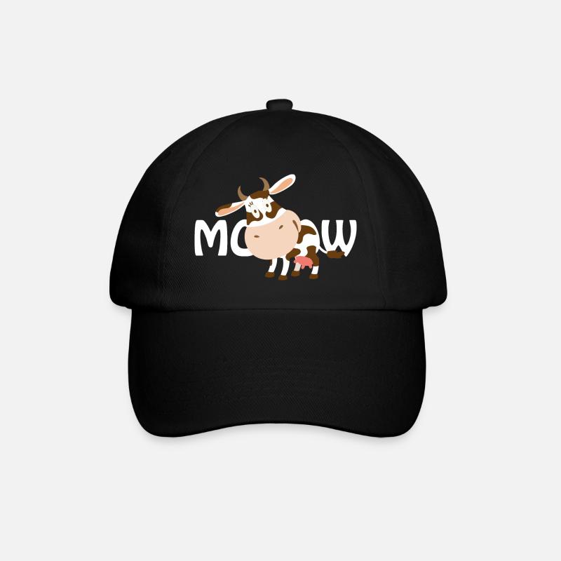 vache - Casquette classique - noir/noir