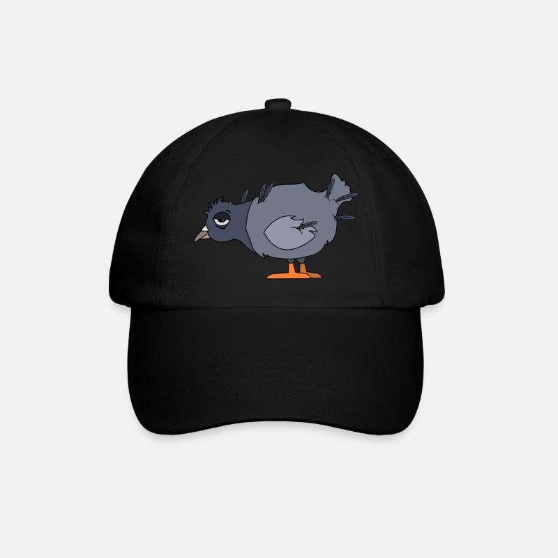 Pigeon fatigué - Casquette classique - noir/noir