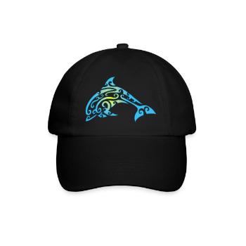 Dauphin de Polynésie - Casquette classique - noir/noir - Devant