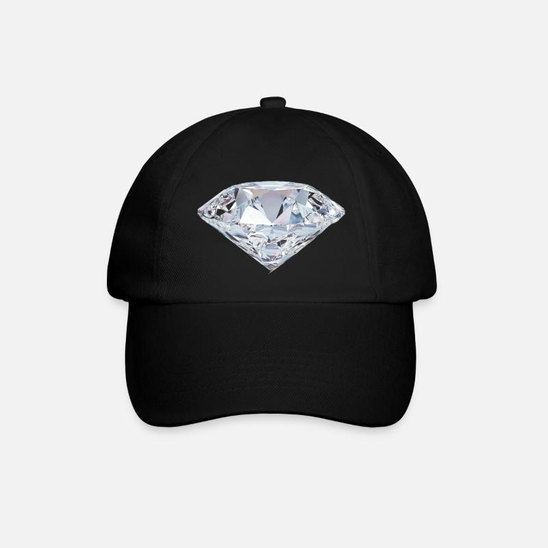 Diamant - Baseballkappe - Schwarz/Schwarz