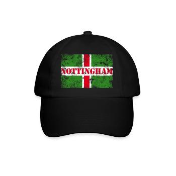 Nottingham Vintage - Baseballkappe - Schwarz/Schwarz - Vorne