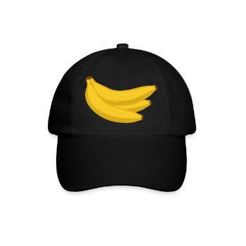 Bananes - Casquette classique - noir/noir - Devant
