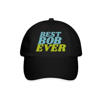 Le meilleur Bob de tous les temps - Casquette classique - noir/noir - Devant