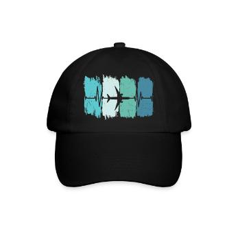 Pilot Funny saying pilot - Baseball Cap - black/black - Front