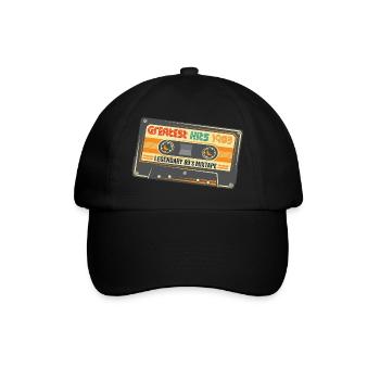 Greatest Hits 1983 Birthday Cassette Tape Design - Baseball Cap - black/black - Front