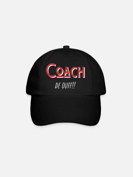 coach de ouf idée cadeau - Casquette classique - noir/noir