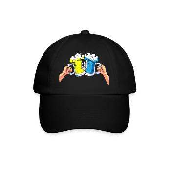 Ukraine Bière - Casquette classique - noir/noir - Devant