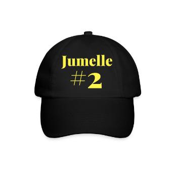 Jumelle Numéro 2 - Casquette classique - noir/noir - Devant