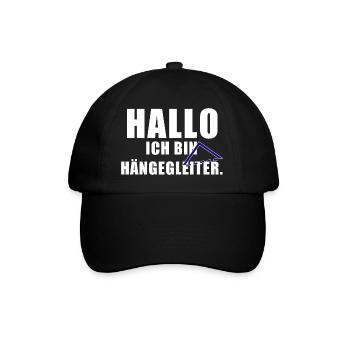 Hängegleiter - Baseballkappe - Schwarz/Schwarz - Vorne