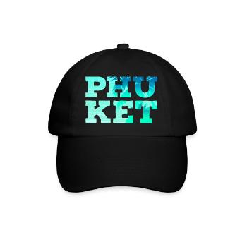 Phuket - Baseballkappe - Schwarz/Schwarz - Vorne