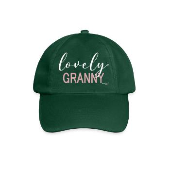 charmante MAMIE - Casquette classique - vert bouteille - Devant