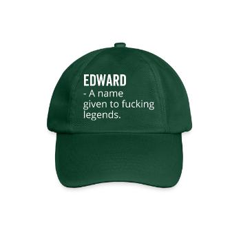 Edward a Name Given to Fucking Legends - Baseball Cap - bottle green - Front