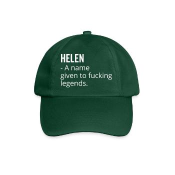 Helen ein Name für verdammte Legenden - Baseballkappe - Flaschengrün - Vorne