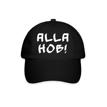 bequeme alltagskleidung, alla hob - Baseballkappe - Schwarz/Schwarz - Vorne