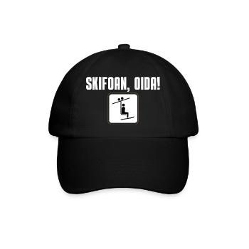 Skifoan - Baseballkappe - Schwarz/Schwarz - Vorne