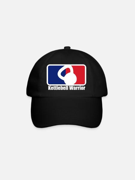 Kettlebell Warrior T shirt Design - Baseball Cap - black/black