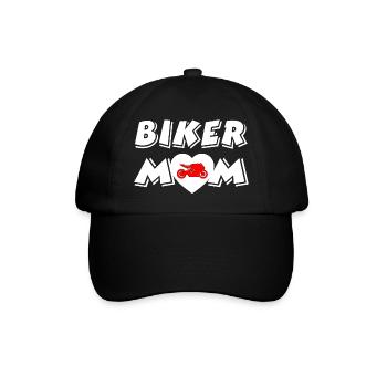 Motocyclette - Casquette classique - noir/noir - Devant