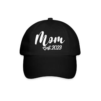 2023, Maman en devenir, annonce de grossesse - Casquette classique - noir/noir - Devant
