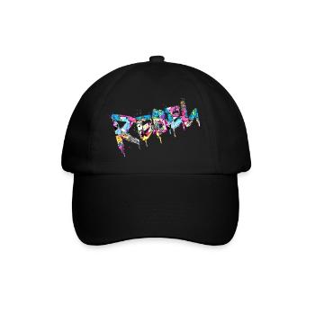 Rebel Rebels Drôle Musique Rétro Hip Hop Rocknroll - Casquette classique - noir/noir - Devant