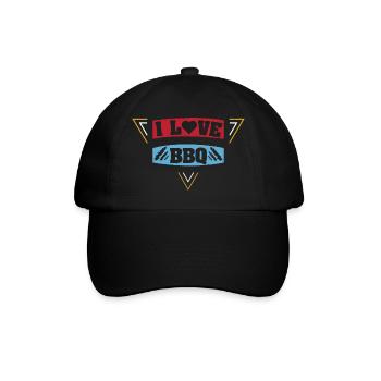 J’ADORE LE BARBECUE BARBECUE - Casquette classique - noir/noir - Devant