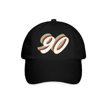 90th anniversary vintage - Baseball Cap - black/black - Front